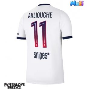 Paris Saint-Germain Maghnes Akliouche #11 Venkovní Dres 2026-27 Krátký Rukáv